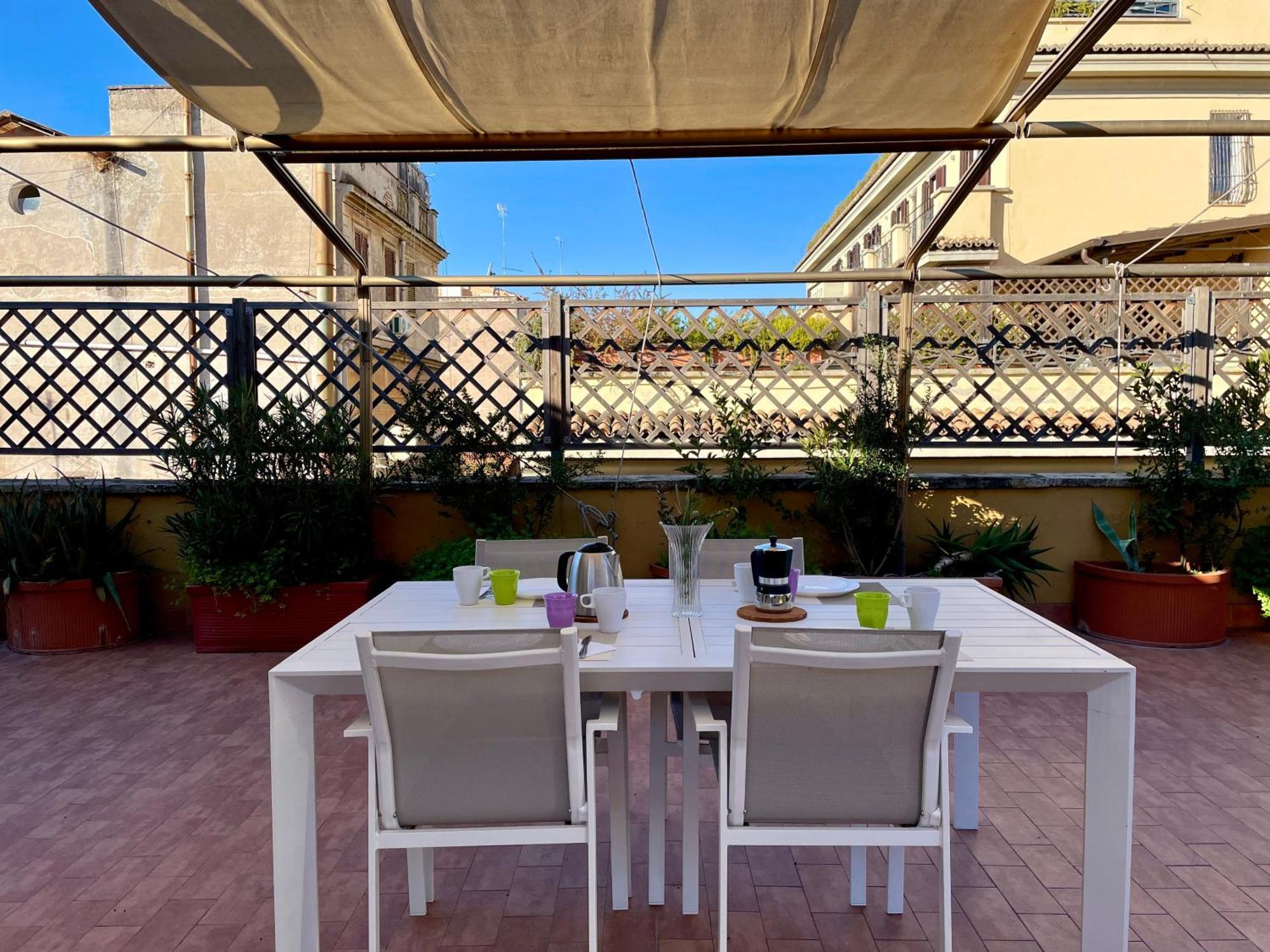 Elegant, With Private Terrace Next To The Vatican Rome Exterior photo