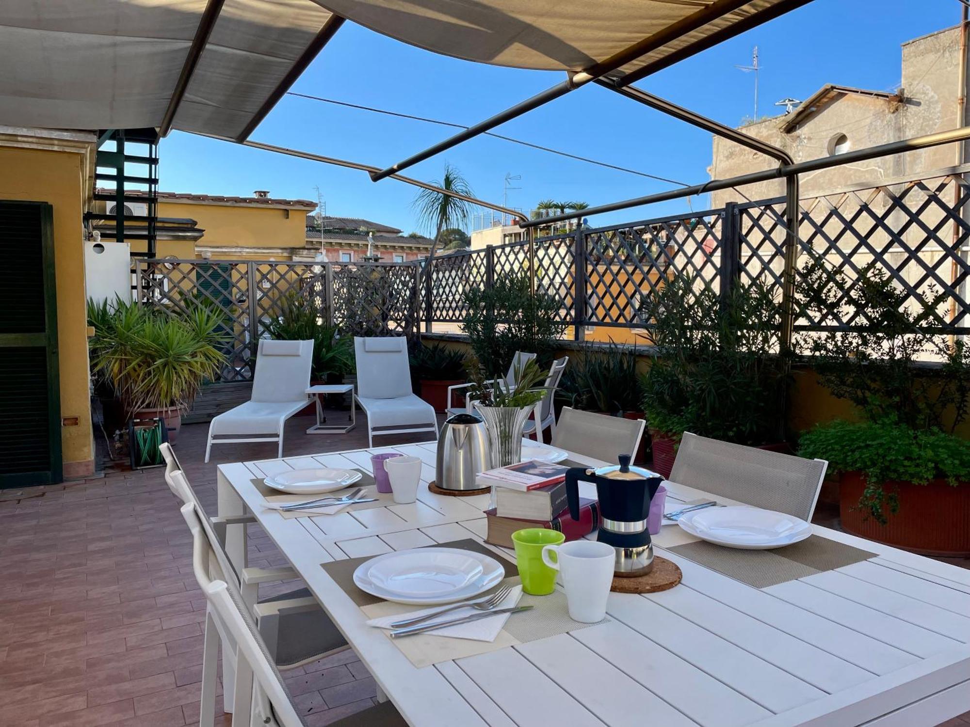 Elegant, With Private Terrace Next To The Vatican Rome Exterior photo