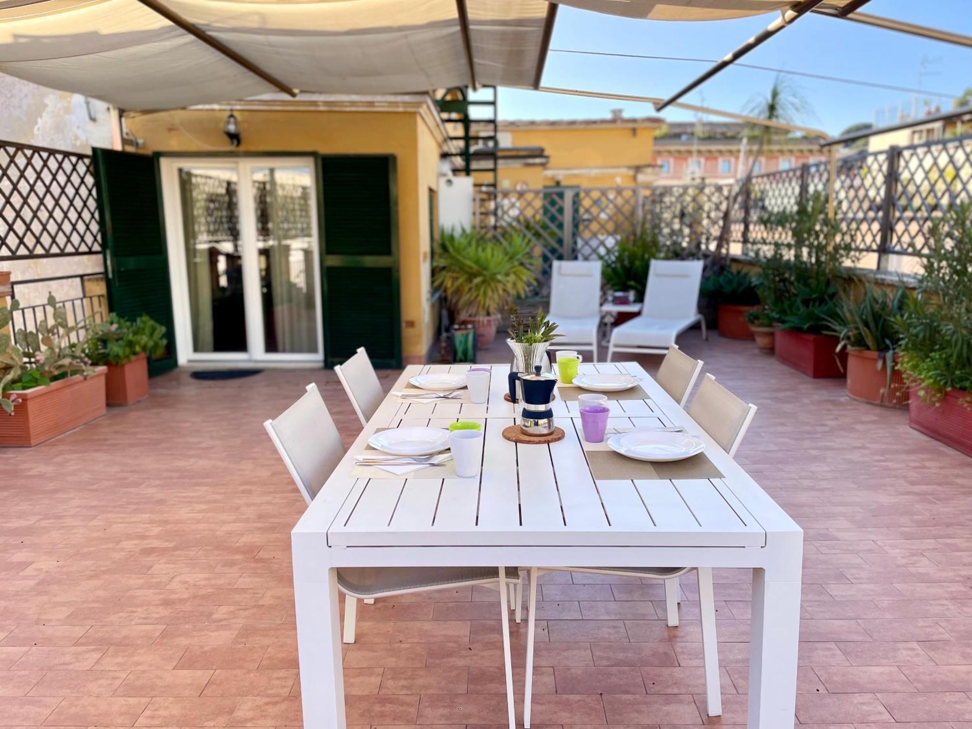 Elegant, With Private Terrace Next To The Vatican Rome Exterior photo